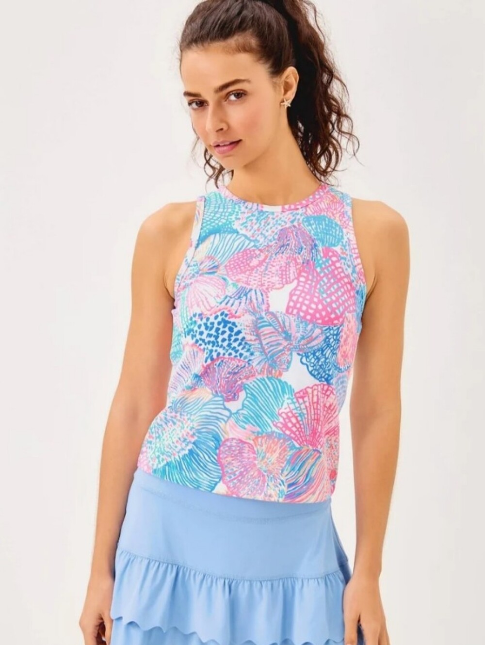 NWT Lilly Pulitzer Luxletic Candia Active Bra UPF50+ Size M